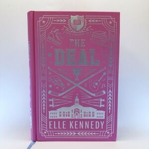 The Deal Off Campus 1 Elle Kennedy Romance Novel Book Pink Silver Foil